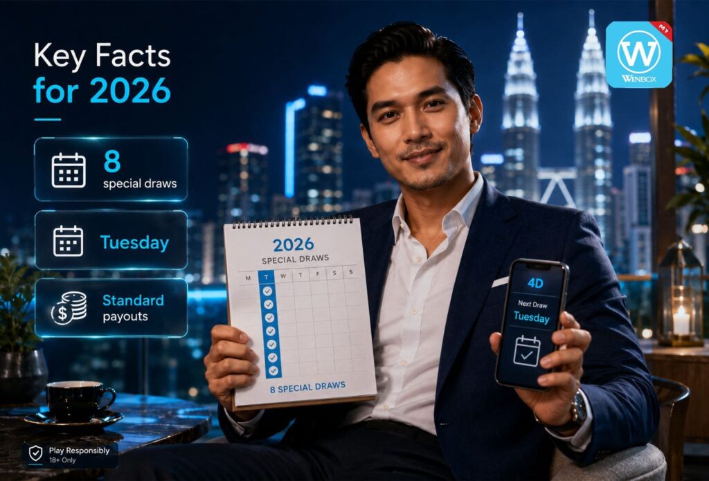 4D Special Draw Malaysia: Complete 2026 Guide 10 Key facts for 2026 4D special draws showing eight draws Tuesday schedule and standard payout