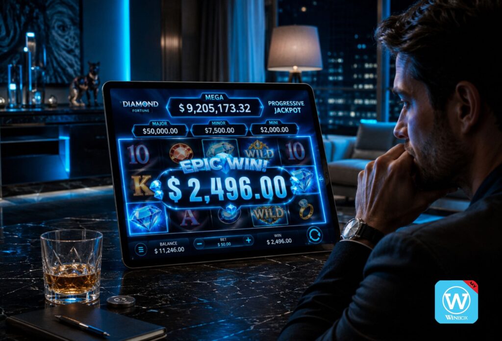 Free Slot Game vs. Real Money Slot: Which Online Casino Game Is Better? 6 Real money slot game showing progressive jackpot and epic win on tablet screen