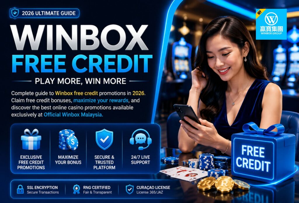 Claim RM50 Winbox free credit and play your favorite casino games with ease