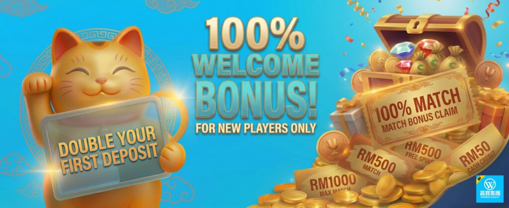 Winbox Promotion 2026: Claim Your Official Online Casino Bonus & Free Credit in Malaysia 1 winbox promotions - Winbox 100% welcome bonus
